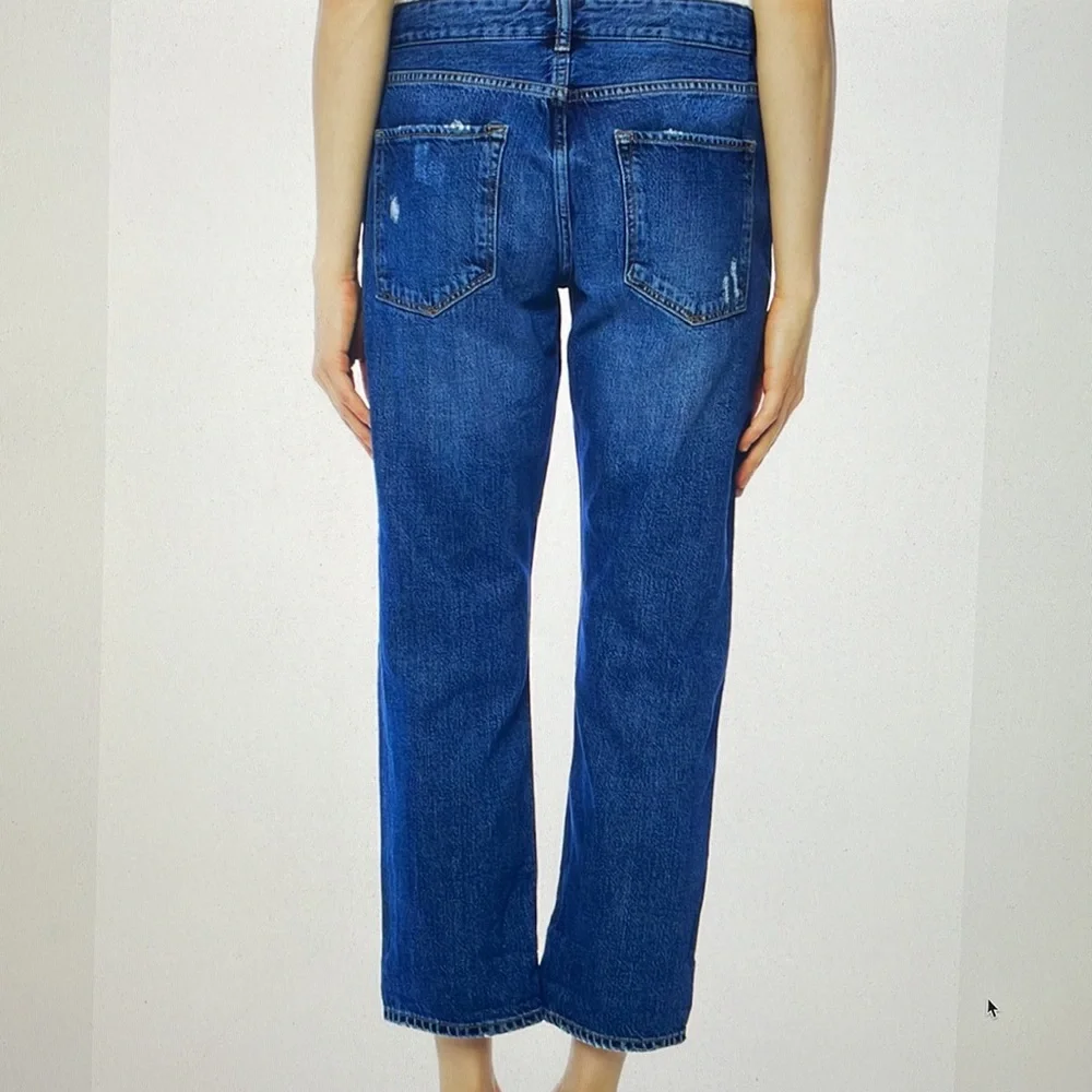 ALL SAINTS MID INDIGO BLUE JEANS. - Picture 2 of 10